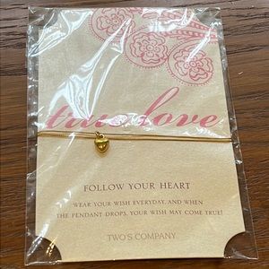 NWT Kitson “True Love” necklace from Two’s Company